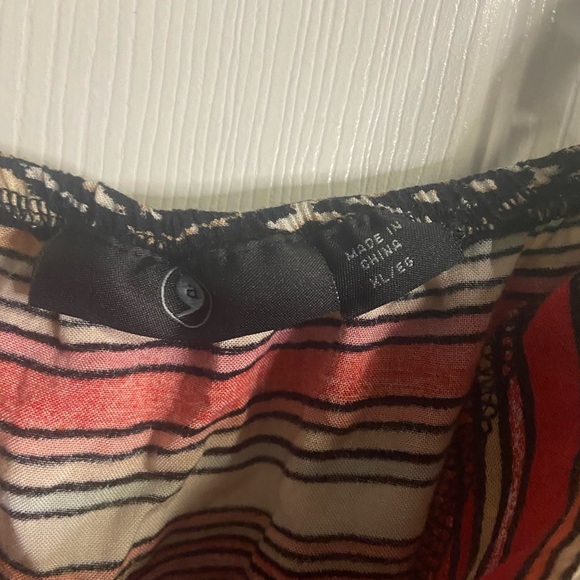 Boho Spaghetti Strap Dress With Adjustable Straps Cinched Waist Size X-Large - Picture 7 of 7